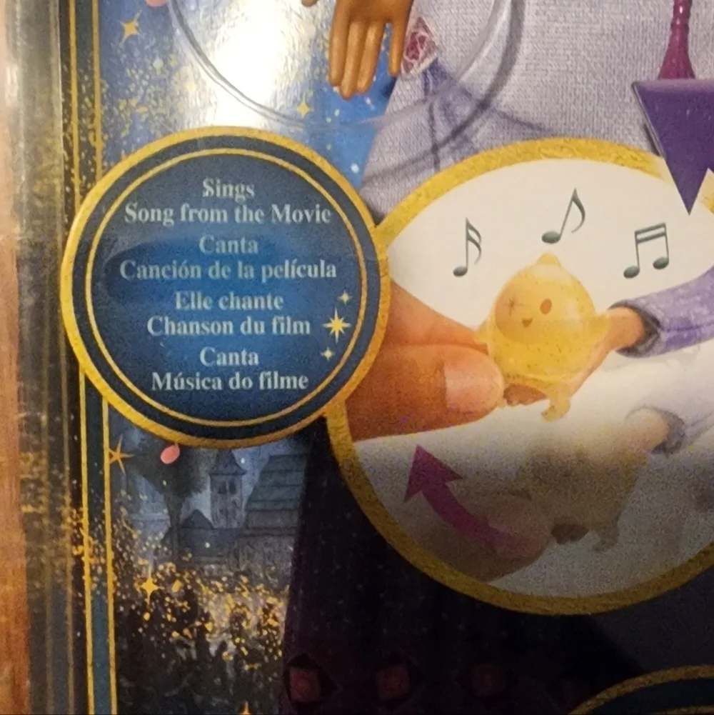 Mattel Disney Wish Singing  Asha. Sings 